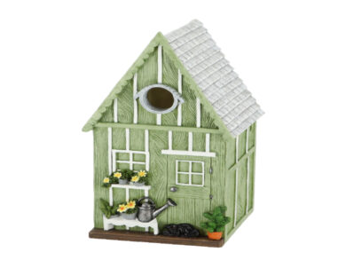 Budka pro ptáčky GARDEN HOUSE, 25cm, zelená  (ZEE-37000598)