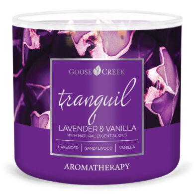 Svíčka AROMATHERAPY 0,41 KG LAVENDER & VANILLA, aromatická v dóze, 3 knoty  (ZGC-AC15859)