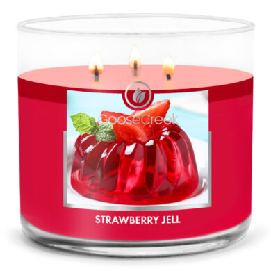 Svíčka 0,41 KG STRAWBERRY JELL, aromatická v dóze, 3 knoty  (ZGC-GC151076)