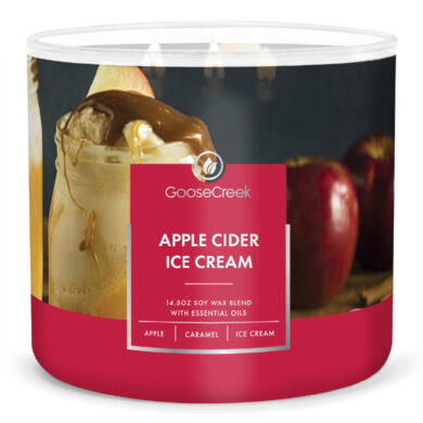 Svíčka 0,41 KG APPLE CIDER ICE CREAM, aromatická v dóze, 3 knoty  (ZGC-GC151214)