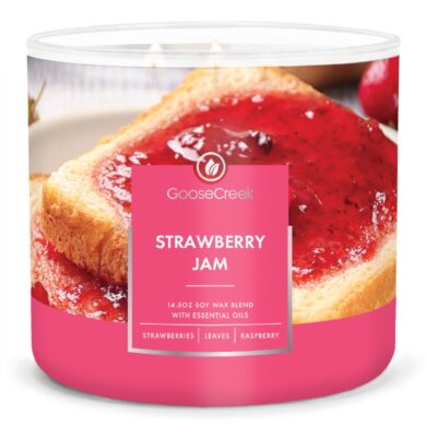 Svíčka 0,41 KG STRAWBERRY JAM, aromatická v dóze, 3 knoty  (ZGC-GC15193)