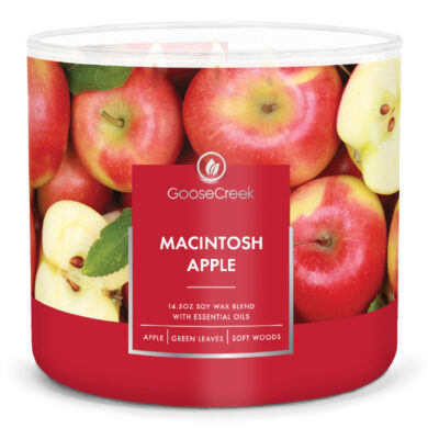 Svíčka 0,41 KG MACINTOSH APPLE, aromatická v dóze, 3 knoty  (ZGC-GC1522)