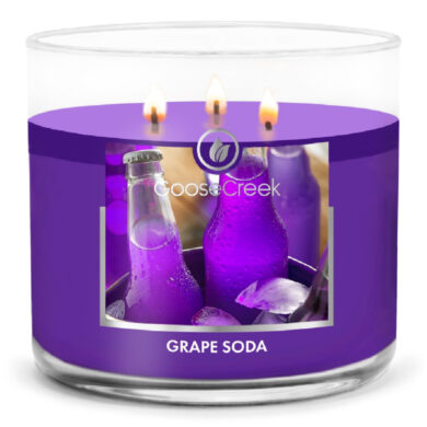 Svíčka 0,41 KG GRAPE SODA, aromatická v dóze, 3 knoty  (ZGC-GC15637)