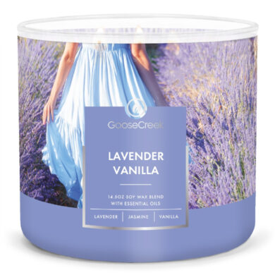 Svíčka 0,41 KG LAVENDER VANILLA, aromatická v dóze, 3 knoty  (ZGC-GC15708)