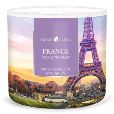 Svíčka WORLD TRAVELER 0,41 KG FRANCE - MARSHMALLOW MACAROON, aromatická v dóze  (ZGC-WT15883)