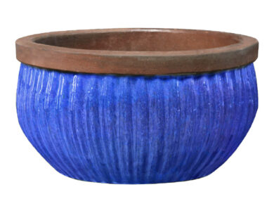 Květináč SAHARA, pr.52x22cm|pr.37x18cm|pr.29x14cm, Blue, S3  (ZRP-GLU2209-5203BL)