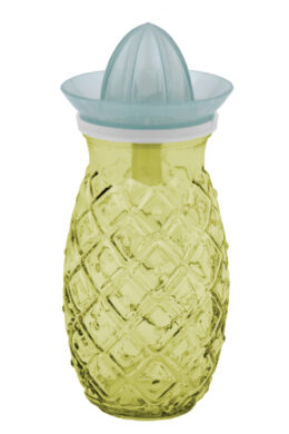 Sklenice s odšťavňovačem ANANAS, 0,7L, žlutá  (ZSM-XRD2360-1.02)