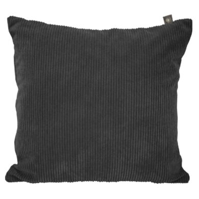 Polštář dekorační 45x45cm, RIB, anthracite  (ZVB-43217.4545.39)