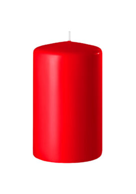 Svíčka SAFE CANDLE pr.4x8cm, rubin, balení 24ks  (ZWE-8TR80402426)