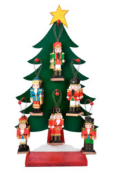 DISPLEJ Závěs panáček NUTCRACKER, dřevo, červ./zel./černá, 31x52x11cm, S60 - Objevte nae FSC certifikovan zvsn dekorace. Krsn a ekologick doplky pro v domov a zahradu.