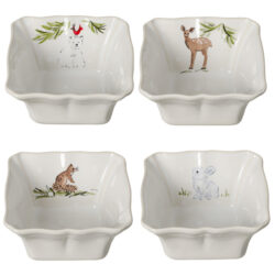 Miska zapékací 12cm|0,36L, DEER FRIENDS, bílá, set - Formy na peen a zapkac msy Casafina: kvalita, design, originalita. Jemn, odoln kamenina. Rzn barvy, vzory, tvary. Formy Casafina  peen se stylem.