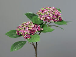 Květina Hortenzie, růžová, 80cm