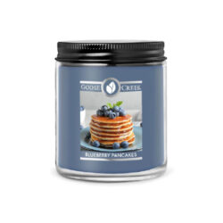 Svíčka s 1-knotem 0,2 KG BLUEBERRY PANCAKES, aromatická v dóze KP - Vonn svky ve skle s plechovm roubovacm uzvrem, jednm knotem a dlkou hoen vce jak 45 hodin.