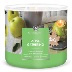 Svíčka 0,41 KG APPLE GATHERING , aromatická v dóze, 3 knoty - Vonn svky ve skle svkem, temi knoty a dlkou hoen vce jak 35 hodin. Uijte si rozmanitost vn a rovnomrn hoen, kter pinej svky Goose Creek.