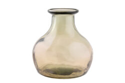 Váza LISBOA, 21cm, lahvově hnědá|kouřová - Objevte nai irokou kolekci uniktnch vz z recyklovanho skla. Prozkoumejte nai nabdku a najdte ten sprvn kousek pro v domov.