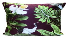 Polštář dekorační 45x45cm, CRANE, maroon - Velurov polt opaten kovovm zipem pro snadnou drbu.
Sloen: potah-100% polyester, vpl-syntetick vlkno
drba: run pran 30C